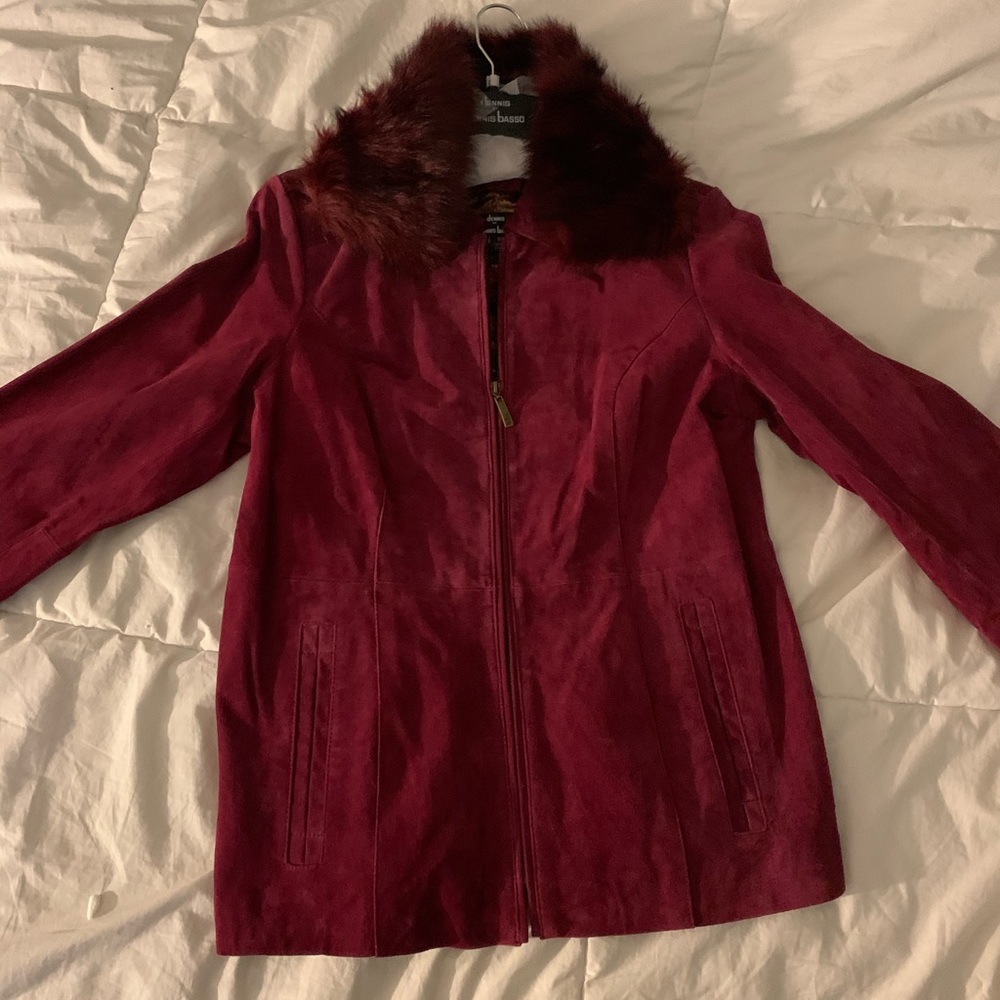 Faux leather jacket
